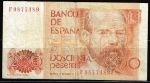 monedas de Europa - Espa�a -  Anverso de billete de 200 pesetas del Banco de España