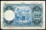 monedas de Europa - Espa�a -  Reverso de billete de 500 pesetas del Banco de España