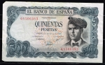 monedas de Europa - Espa�a -  Anverso de billete de 500 pesetas del Banco de España