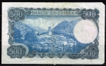 monedas de Europa - Espa�a -  Reverso de billete de 500 pesetas del Banco de España