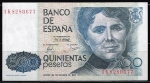 monedas de Europa - Espa�a -  Anverso de billete de 500 pesetas del Banco de España