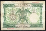 monedas de Europa - Espa�a -  Reverso de billete de 1.000 pesetas del Banco de España