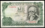 monedas de Europa - Espa�a -  Anverso de billete de 1.000 pesetas del Banco de España
