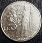 monedas de Europa - Italia -  1992 (Reverso)