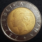 monedas de Europa - Italia -  1997 (Anverso)