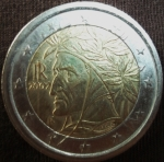 monedas de Europa - Italia -  2002 (Anverso)