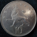 monedas de Europa - Reino Unido -  1970 (Reverso)