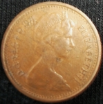 monedas de Europa - Reino Unido -  1971 (Anverso)