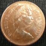 monedas de Europa - Reino Unido -  1974 (Anverso)