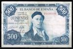 monedas de Europa - Espa�a -  Anverso de billete de 500 pesetas. 