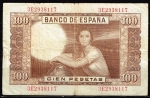 monedas de Europa - Espa�a -  Reverso billete de 100 pesetas.