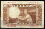 monedas de Europa - Espa�a -  Reverso billete de 100 pesetas.