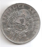 monedas de America - Argentina -  moneda reverso