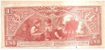 monedas de America - Argentina -  billete reverso
