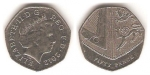 monedas de Europa - Reino Unido -  Elizabeth II