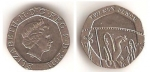 monedas de Europa - Reino Unido -  Elizabeth II