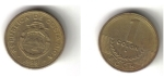 monedas de America - Costa Rica -  1 Colón