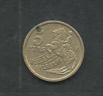 monedas de Europa - Espa�a -  Reserva dela biosfera / Jinete a caballo (Menorca)