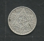 monedas de Africa - Marruecos -  Emperio Cherifiano Maroc Estrella de David Estrella Jalifiana