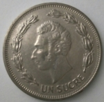 monedas de America - Ecuador -  1986 - un sucre