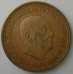 monedas de Europa - Espa�a -  1966 - 1 peseta