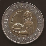 monedas de Europa - Portugal -  República Portuguesa. Pedro Nunes  100 Escudos  1990 reverso