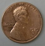 monedas de America - Estados Unidos -  1979 - D one cent