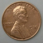 monedas de America - Estados Unidos -  1976 one cent