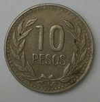 monedas de America - Colombia -  1991 - 10 pesos