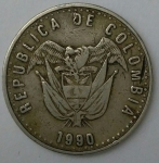 monedas de America - Colombia -  1990 - 50 pesos