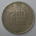 monedas de America - Colombia -  Error en la fecha 