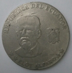 monedas de America - Ecuador -  2000 - 50 centavo
