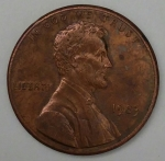 monedas de America - Estados Unidos -  1983 one cent