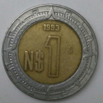 monedas de America - M�xico -  1993 - 1 peso