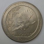 monedas de America - Estados Unidos -  2015 quarter dollar