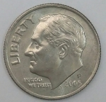 monedas de America - Estados Unidos -  2005 P one dime
