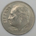 monedas de America - Estados Unidos -  2008 D one dime