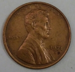 monedas de America - Estados Unidos -  1971 D one cent