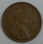 monedas de America - Estados Unidos -  1969 one cent