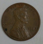 monedas de America - Estados Unidos -  1982 one cent