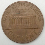 monedas de America - Estados Unidos -  1965 - one cent