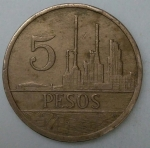 monedas de America - Colombia -  1985 - 5 pesos