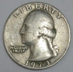 monedas de America - Estados Unidos -  1973 quarter dollar