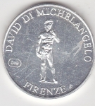 monedas de Europa - Italia -  David di Michelangelo