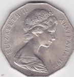 monedas de Oceania - Australia -  Reina Elizabeth II