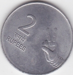 monedas de Asia - India -  e  anverso