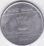 monedas de Asia - India -  e reverso