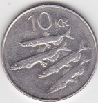 monedas de Europa - Islandia -  f reverso