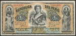 monedas de America - Per� -   P-1, 1 Sol, 1879
