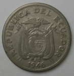 monedas de America - Ecuador -  1946 - 1 sucre